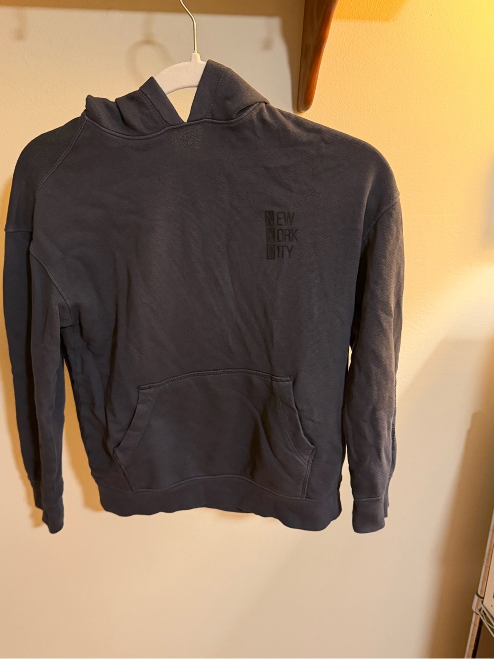 Kids New York City Dark Gray Hoodie Sweatshirt